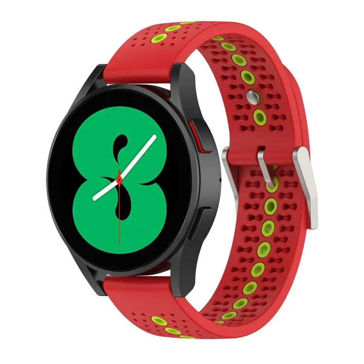 Dây Silicone Thoáng Khí Hai Màu, Dành Cho Samsung Gear S2 Classic, Dành Cho Samsung Galaxy Gear Sport