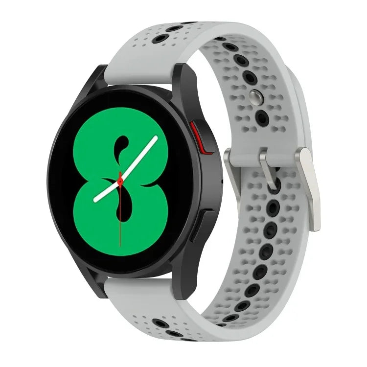 Dây Silicone Thoáng Khí Hai Màu, Dành Cho Samsung Gear S2 Classic, Dành Cho Samsung Galaxy Gear Sport