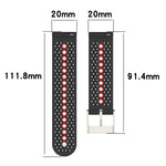 Dây Silicone Thoáng Khí Hai Màu, Dành Cho Samsung Gear S2 Classic, Dành Cho Samsung Galaxy Gear Sport