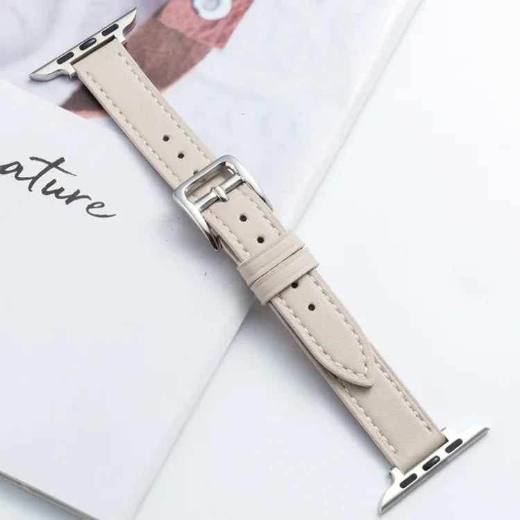 Dây Đeo Đồng Hồ Da Microfiber Khóa Chốt Cho Apple Watch Series, 7 41mm / 6&SE&5&4 40mm / 3&2&1 38mm, 7 45mm / 6&SE&5&4 44mm / 3&2&1 42mm