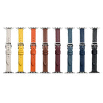 Dây Đeo Đồng Hồ Da Microfiber Khóa Chốt Cho Apple Watch Series, 7 41mm / 6&SE&5&4 40mm / 3&2&1 38mm, 7 45mm / 6&SE&5&4 44mm / 3&2&1 42mm