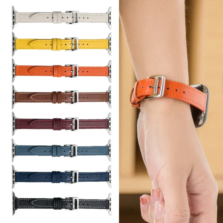 Dây Đeo Đồng Hồ Da Microfiber Khóa Chốt Cho Apple Watch Series, 7 41mm / 6&SE&5&4 40mm / 3&2&1 38mm, 7 45mm / 6&SE&5&4 44mm / 3&2&1 42mm