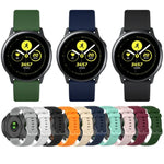 Dây đeo silicone caro 20mm, Dành cho Samsung Galaxy Watch Active 40mm, Dành cho Samsung Galaxy Watch 42mm, Dành cho Samsung Galaxy Gear Sport, Dành cho Samsung Gear S2 Classic