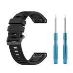 22mm Solid Color Silicone Quick Release Strap,, For Garmin Fenix 7 / EPIX