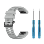 26mm Solid Color Silicone Quick Release Strap, For Garmin Fenix 7X