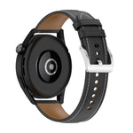 Calf Texture Sewing Thread Watchband, For Huawei Watch GT Runner, For Huawei Watch GT 3 46mm, For Huawei Watch 3 / Watch 3 Pro, For Huawei Watch GT 2 Pro / Watch GT 2e / Watch GT 42mm / 46mm, For Huawei Watch GT 2 Pro, For Huawei Watch GT2 46mm