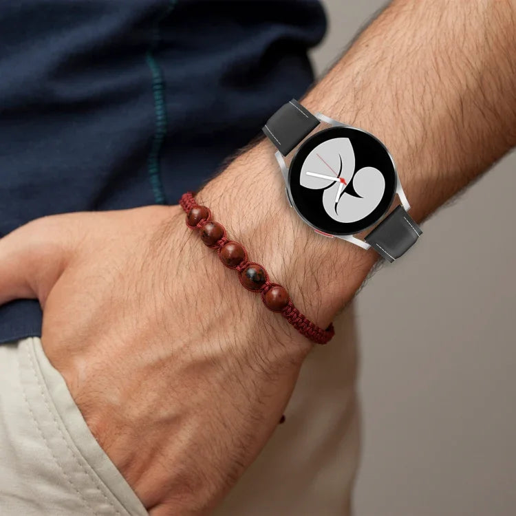 Dây đồng hồ may chỉ da bê, Dành cho Samsung Galaxy Watch 4, Dành cho Samsung Galaxy Watch 3 41mm / Watch 42mm, Dành cho Samsung Galaxy Gear S2 Classic
