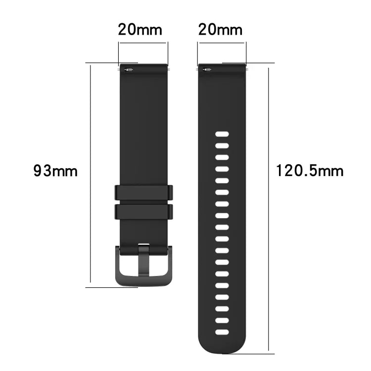 Dây đeo silicone sọc sợi carbon 20mm, Dành cho Samsung Galaxy Watch Active 40mm, Dành cho Samsung Galaxy Watch 42mm, Dành cho Samsung Gear Sport, Dành cho Samsung Gear S2 Classic