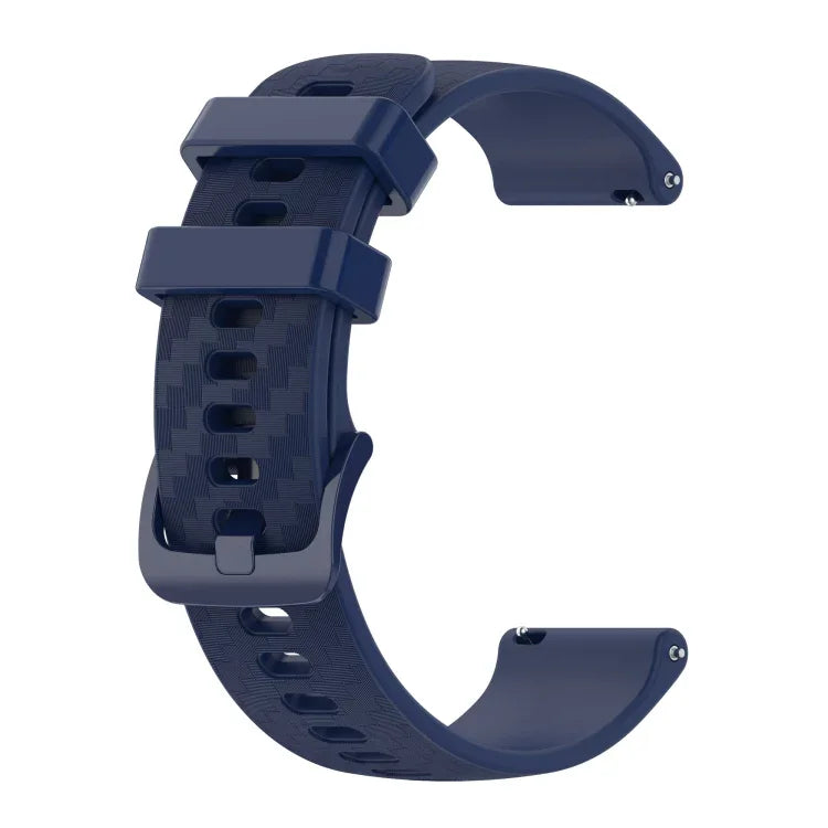 Dây đeo silicone sọc sợi carbon 20mm, Dành cho Samsung Galaxy Watch Active 40mm, Dành cho Samsung Galaxy Watch 42mm, Dành cho Samsung Gear Sport, Dành cho Samsung Gear S2 Classic