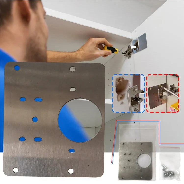 Tấm Sửa Bản Lề Tủ Thép Không Gỉ, Sửa Bản Lề