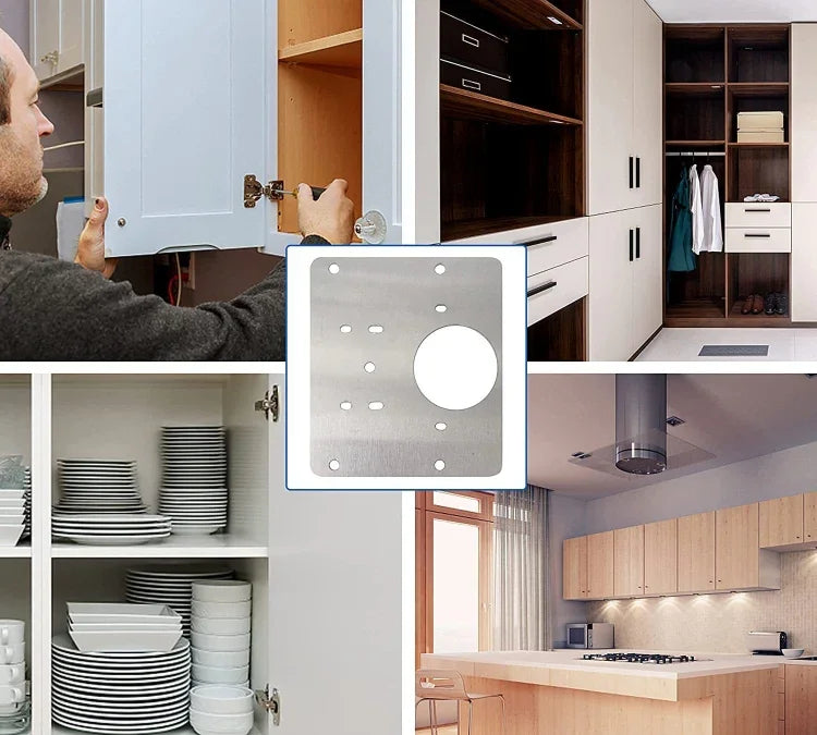Tấm Sửa Bản Lề Tủ Thép Không Gỉ, Sửa Bản Lề