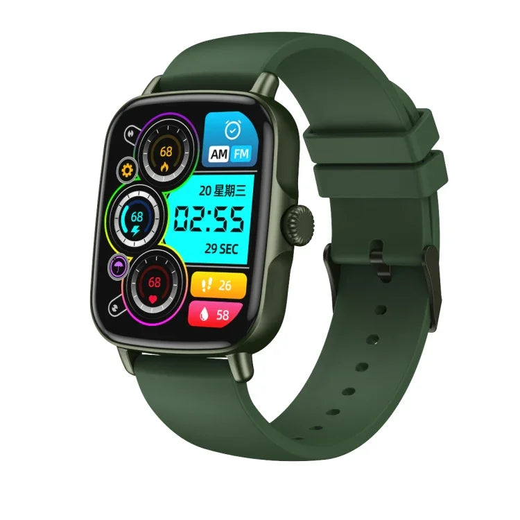 Đồng hồ thông minh màn hình màu 1.69 inch AW18, hỗ trợ gọi Bluetooth / theo dõi nhịp tim