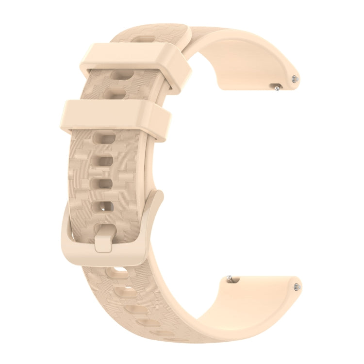 20mm Carbon Fiber Striped Silicone Strap, For Garmin Vivomove3, For Garmin Venu SQ, For Garmin Forerunner 645 Music, For Garmin VivoMove Luxe