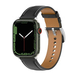 Dây Đeo Đồng Hồ Da Bò Lớp Trên May Cho Apple Watch Series, 7 41mm / 6&SE&5&4 40mm / 3&2&1 38mm 20mm, 7 45mm / 6&SE&5&4 44mm / 3&2&1 42mm 22mm, 7 41mm / 6&SE&5&4 40mm / 3&2&1 38mm 22mm, 7 45mm / 6&SE&5&4 44mm / 3&2&1 42mm 20mm