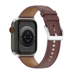 Dây Đeo Đồng Hồ Da Bò Lớp Trên May Cho Apple Watch Series, 7 41mm / 6&SE&5&4 40mm / 3&2&1 38mm 20mm, 7 45mm / 6&SE&5&4 44mm / 3&2&1 42mm 22mm, 7 41mm / 6&SE&5&4 40mm / 3&2&1 38mm 22mm, 7 45mm / 6&SE&5&4 44mm / 3&2&1 42mm 20mm