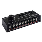 Bộ Chuyển Đổi Tín Hiệu Âm Thanh RCA 6 Vào 4 Ra Bộ Lựa Chọn Phân Phối Điều Khiển Công Tắc