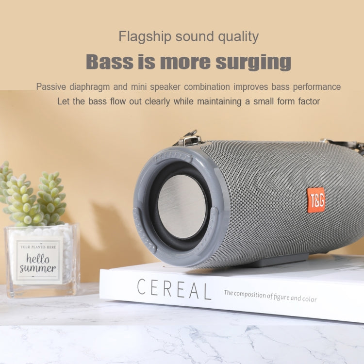 Loa Bluetooth Di Động Chống Nước Công Suất Cao T&G TG324 Hỗ trợ FM / Thẻ TF