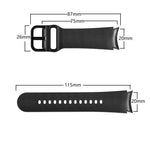 Dây đeo da dán silicone 20mm, Dành cho Samsung Galaxy Watch 4 40mm, Samsung Galaxy Watch 4 44mm, Dành cho Samsung Galaxy Watch 4 Classic 42mm, Dành cho Samsung Galaxy Watch 4 Classic 46mm
