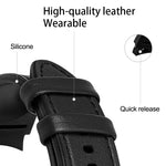 Dây đeo da dán silicone 20mm, Dành cho Samsung Galaxy Watch 4 40mm, Samsung Galaxy Watch 4 44mm, Dành cho Samsung Galaxy Watch 4 Classic 42mm, Dành cho Samsung Galaxy Watch 4 Classic 46mm