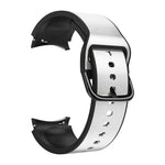 Dây đeo da dán silicone 20mm, Dành cho Samsung Galaxy Watch 4 40mm, Samsung Galaxy Watch 4 44mm, Dành cho Samsung Galaxy Watch 4 Classic 42mm, Dành cho Samsung Galaxy Watch 4 Classic 46mm