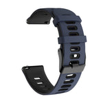 Dây đeo silicone phối màu 20mm, Dành cho Samsung Galaxy Watch Active 2 44mm, Dành cho Samsung Galaxy Watch Active 40mm