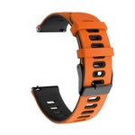 Dây đeo silicone phối màu 20mm, Dành cho Samsung Galaxy Watch Active 2 44mm, Dành cho Samsung Galaxy Watch Active 40mm