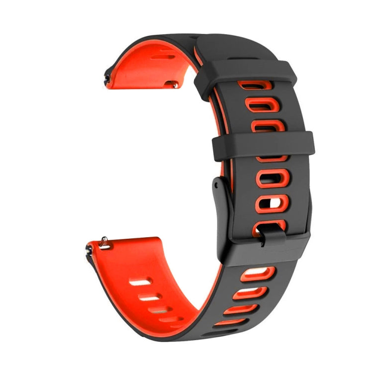 Dây đeo silicone phối màu 20mm, Dành cho Samsung Galaxy Watch Active 2 44mm, Dành cho Samsung Galaxy Watch Active 40mm