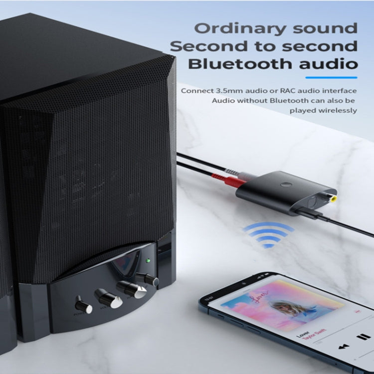 Bộ thu âm thanh Bluetooth BT-B36 5.1 chuyển đổi kỹ thuật số sang analog cho TV qua cáp quang và cáp đồng trục