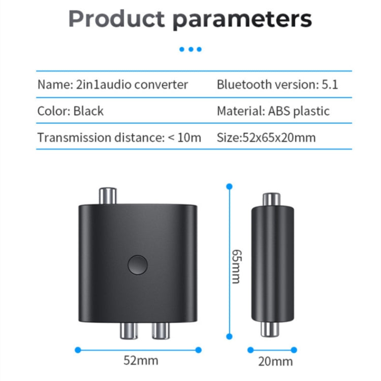 Bộ thu âm thanh Bluetooth BT-B36 5.1 chuyển đổi kỹ thuật số sang analog cho TV qua cáp quang và cáp đồng trục
