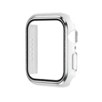 Ốp đồng hồ PC hai màu mạ điện + kính cường lực, dành cho Apple Watch Series 3/2/1 42mm, dành cho Apple Watch Series 9 / 8 / 7 41mm