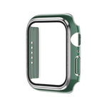 Ốp đồng hồ PC hai màu mạ điện + kính cường lực, dành cho Apple Watch Series 3/2/1 42mm, dành cho Apple Watch Series 9 / 8 / 7 41mm