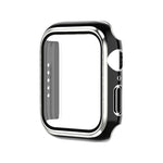 Ốp đồng hồ PC hai màu mạ điện + kính cường lực, dành cho Apple Watch Series 3/2/1 42mm, dành cho Apple Watch Series 9 / 8 / 7 41mm