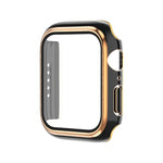 Ốp đồng hồ PC hai màu mạ điện + kính cường lực, dành cho Apple Watch Series 3/2/1 42mm, dành cho Apple Watch Series 9 / 8 / 7 41mm