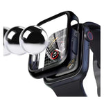Ốp đồng hồ PC mạ điện hai màu + kính cường lực, Dành cho Apple Watch Series 6/5/4/SE 40mm, Dành cho Apple Watch Series 3/2/1 38mm