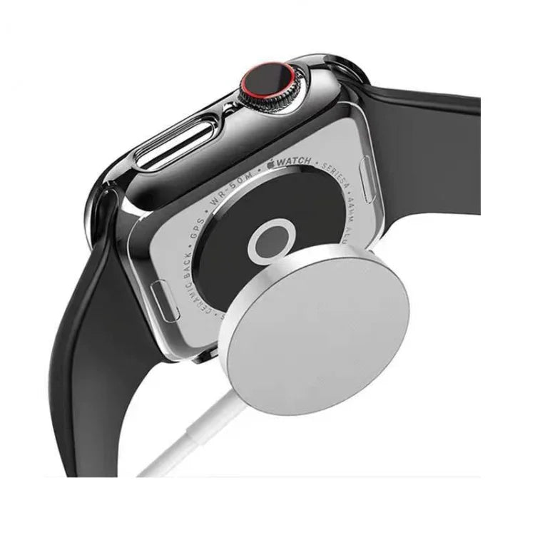 Ốp đồng hồ PC mạ điện hai màu + kính cường lực, Dành cho Apple Watch Series 6/5/4/SE 40mm, Dành cho Apple Watch Series 3/2/1 38mm