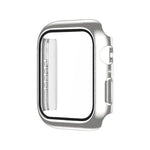 Ốp Đồng Hồ PC Đơn Sắc Mạ Điện Kèm Miếng Dán Cường Lực, Cho Apple Watch Series 9 / 8 / 7 45mm, Cho Apple Watch Series 8 / 7 45mm, Cho Apple Watch Series 6/5/4/SE 44mm, Cho Apple Watch Series 3/2/1 42mm, Cho Apple Watch Series 9 / 8 / 7 41mm