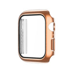 Ốp Đồng Hồ PC Đơn Sắc Mạ Điện Kèm Miếng Dán Cường Lực, Cho Apple Watch Series 9 / 8 / 7 45mm, Cho Apple Watch Series 8 / 7 45mm, Cho Apple Watch Series 6/5/4/SE 44mm, Cho Apple Watch Series 3/2/1 42mm, Cho Apple Watch Series 9 / 8 / 7 41mm