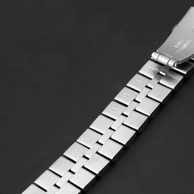 Dây đồng hồ kim loại ba hạt nửa tròn cho Apple Watch Series, 7 45mm / 6&SE&5&4 44mm / 3&2&1 42mm, 7 41mm / 6&SE&5&4 40mm / 3&2&1 38mm