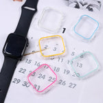 Ốp Đồng Hồ PC Rỗng Phát Sáng Màu Sắc, Cho Apple Watch Series 9 / 8 / 7 45mm, Cho Apple Watch Series 6/5/4/SE 44mm, Cho Apple Watch Series 3/2/1 42mm, Cho Apple Watch Series 9 / 8 / 7 41mm, Cho Apple Watch Series 6/5/4/SE 40mm