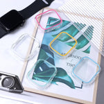 Ốp Đồng Hồ PC Rỗng Phát Sáng Màu Sắc, Cho Apple Watch Series 9 / 8 / 7 45mm, Cho Apple Watch Series 6/5/4/SE 44mm, Cho Apple Watch Series 3/2/1 42mm, Cho Apple Watch Series 9 / 8 / 7 41mm, Cho Apple Watch Series 6/5/4/SE 40mm