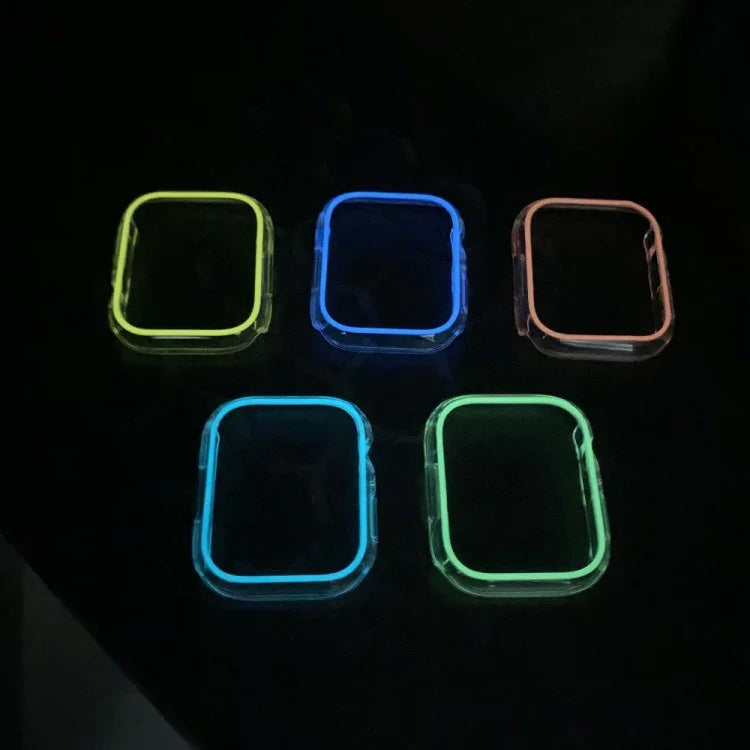 Ốp Đồng Hồ PC Rỗng Phát Sáng Màu Sắc, Cho Apple Watch Series 9 / 8 / 7 45mm, Cho Apple Watch Series 6/5/4/SE 44mm, Cho Apple Watch Series 3/2/1 42mm, Cho Apple Watch Series 9 / 8 / 7 41mm, Cho Apple Watch Series 6/5/4/SE 40mm