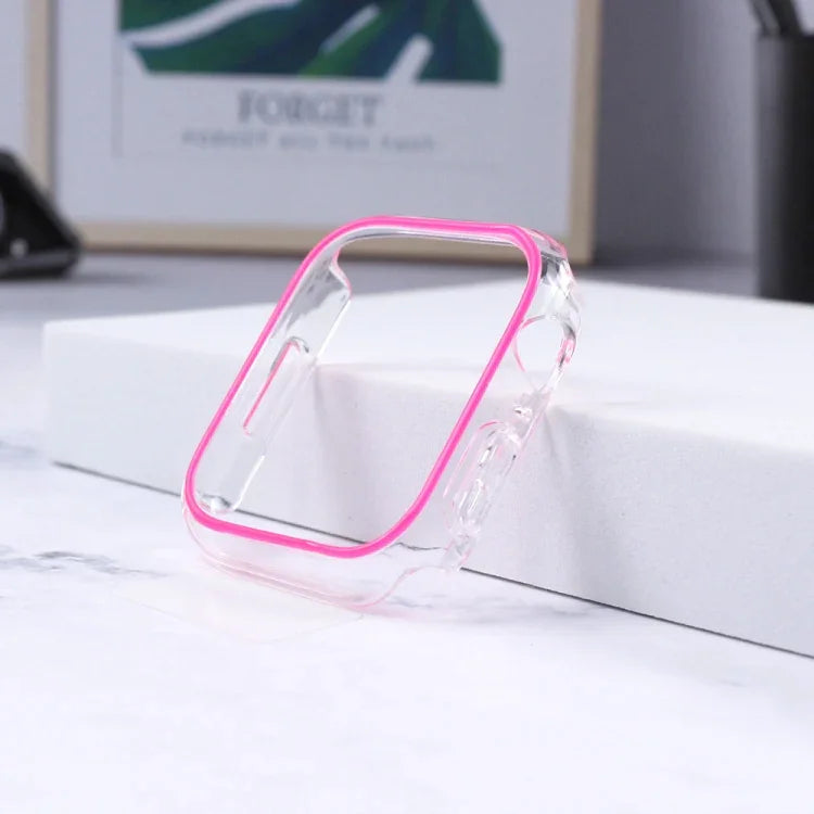 Ốp Đồng Hồ PC Rỗng Phát Sáng Màu Sắc, Cho Apple Watch Series 9 / 8 / 7 45mm, Cho Apple Watch Series 6/5/4/SE 44mm, Cho Apple Watch Series 3/2/1 42mm, Cho Apple Watch Series 9 / 8 / 7 41mm, Cho Apple Watch Series 6/5/4/SE 40mm
