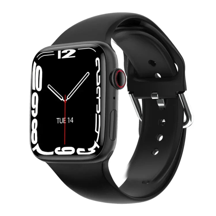 Đồng hồ thông minh màn hình màu 1.8 inch W7, hỗ trợ theo dõi nhịp tim / huyết áp
