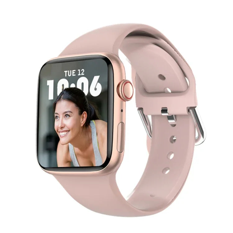 Đồng hồ thông minh màn hình màu 1.8 inch W7, hỗ trợ theo dõi nhịp tim / huyết áp