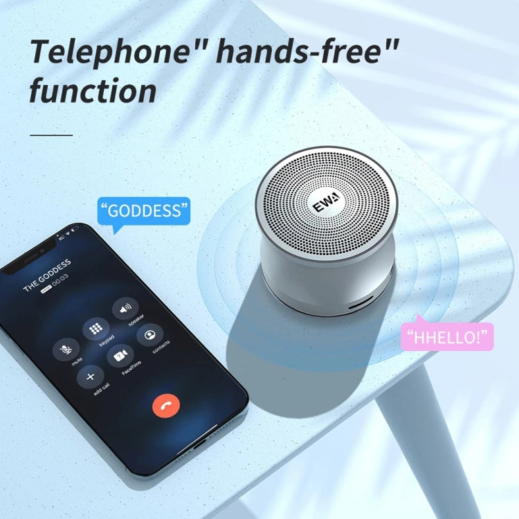 Loa Bluetooth kim loại stereo di động EWA A109 Pro TWS