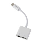 Cáp dữ liệu bộ chuyển đổi âm thanh 3.5mm + tai nghe & sạc Type-C ENKAY ENK-AT106 USB-C / Type-C