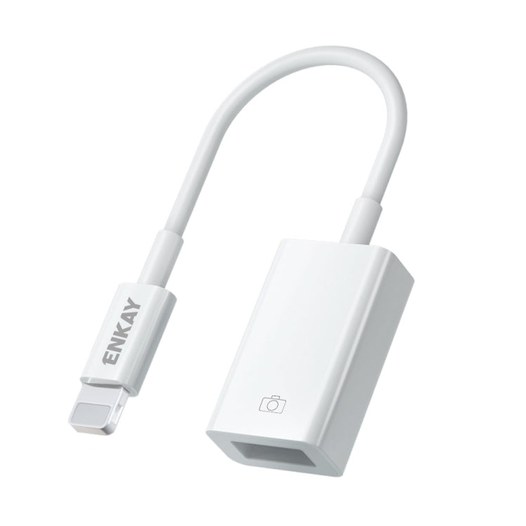 Cáp dữ liệu chuyển đổi ENKAY ENK-AT108 8 Pin sang USB 3.0 OTG cho iPhone / iPad