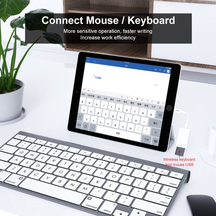 Cáp dữ liệu chuyển đổi ENKAY ENK-AT108 8 Pin sang USB 3.0 OTG cho iPhone / iPad