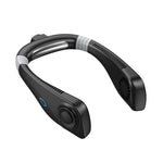 Quạt cổ treo làm mát không lá hương liệu mini USB di động, màu đen, trắng