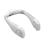 Quạt cổ treo làm mát không lá hương liệu mini USB di động, màu đen, trắng